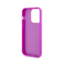 Guess Disco Metal Script - Case for iPhone 15 Pro (Fuchsia)