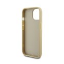 Guess Glitter Script Big 4G - Case for iPhone 15 (Gold)