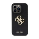 Guess Perforated 4G Glitter - iPhone 15 Pro Case (Black)