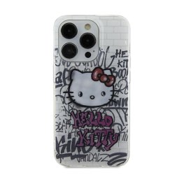 Hello Kitty IML Kitty On Bricks Graffiti - iPhone 15 Case (white)