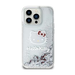 Hello Kitty Liquid Glitter Charms Kitty Head - iPhone 11 case (silver)