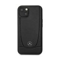 Mercedes Leather Urban Line - Case for iPhone 15 Plus (Black)