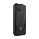 Mercedes Leather Urban Line - Case for iPhone 15 Plus (Black)