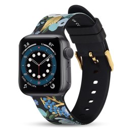 Rifle Paper Band - Strap for Apple Watch 38/40/41 mm (Garden Party Blue)