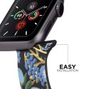 Rifle Paper Band - Strap for Apple Watch 38/40/41 mm (Garden Party Blue)