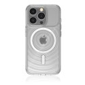 STM Reawaken Ripple MagSafe - Anti-stress case for iPhone 15 Pro Max (Clear)