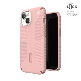 Speck Presidio2 Grip ClickLock & MagSafe - Case for iPhone 15 / iPhone 14 / iPhone 13 (Dahlia Pink/Rose Copper)