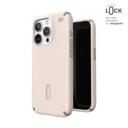 Speck Presidio2 Pro ClickLock & MagSafe - Case for iPhone 15 Pro (Bleached Bone / Heirloom Gold / Hazel Brown)