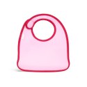 BUILT Mess Mate Set of 2 baby bib (Baby Pink Mini Dots)