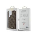 Guess 4G Metal Gold Logo - Case for Samsung Galaxy S24 Ultra (brown)