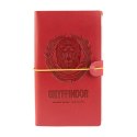 Harry Potter - Gryffindor leather travel notebook 12x19.6cm (Red)