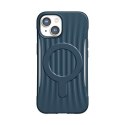 X-Doria Raptic Clutch MagSafe - Biodegradable case for iPhone 14 (Drop-Tested 3m) (Marine Blue)