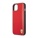 Ferrari Carbon - Case for iPhone 14 Plus (Red)