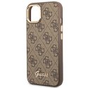 Guess 4G Metal Camera Outline Case - Case for iPhone 14 Plus (Brown)