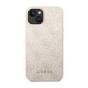 Guess 4G Metal Gold Logo - Case for iPhone 14 Plus (Pink)