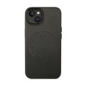 Karl Lagerfeld Leather Perforated Logo Casse - Case for iPhone 14 Plus (Black)