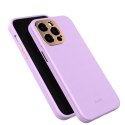 Moshi Napa Midnight - Leather case for iPhone 14 Pro Max (Lavender Purple)