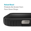 Presidio2 Grip - Case for iPhone 15 Plus / 14 Plus with MICROBAN coating (Black / Black / White)