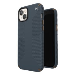 Presidio2 Grip - Case for iPhone 15 Plus / 14 Plus with MICROBAN coating (Charcoal / Cool Bronze / Slate)