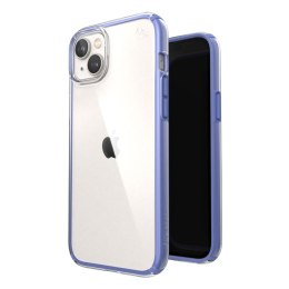 Speck Presidio Perfect-Clear with Impact Geometry - Case for iPhone 15 Plus/ 14 Plus with MICROBAN coating (Clear / Grounded Pur