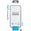 Speck Presidio Perfect-Clear with Impact Geometry - Case for iPhone 15 Plus/ 14 Plus with MICROBAN coating (Clear / Grounded Pur