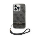 Guess 4G Print Cord - Case for iPhone 14 Pro (Black)