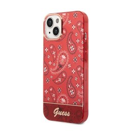Guess Bandana Paisley - Case for iPhone 14 Plus (red)