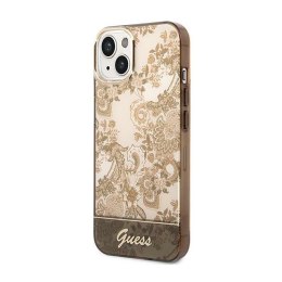 Guess Porcelain Collection - Case for iPhone 14 (Ochre)