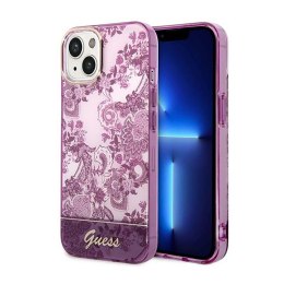 Guess Porcelain Collection - Case for iPhone 14 Plus (Fuchsia)