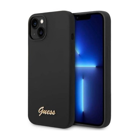 Guess Silicone Vintage - Case for iPhone 14 Plus (black)