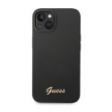 Guess Silicone Vintage - Case for iPhone 14 Plus (black)