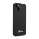 Guess Silicone Vintage - Case for iPhone 14 Plus (black)