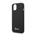 Guess Silicone Vintage - Case for iPhone 14 Plus (black)