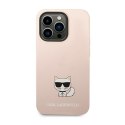 Karl Lagerfeld Choupette Body - Case for iPhone 14 Pro Max (Light Pink)