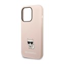 Karl Lagerfeld Choupette Body - Case for iPhone 14 Pro Max (Light Pink)