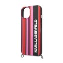 Karl Lagerfeld Color Stripes Strap - Case for iPhone 14 (Pink)