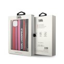 Karl Lagerfeld Color Stripes Strap - Case for iPhone 14 (Pink)