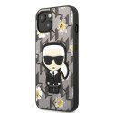 Karl Lagerfeld Iconic Karl Flower - Case for iPhone 13 (Grey)