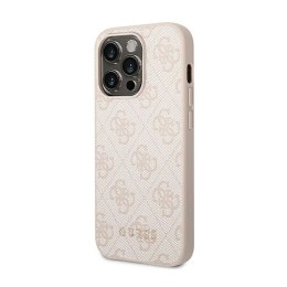 Guess 4G Metal Gold Logo Case iPhone 14 Pro Max (Pink)