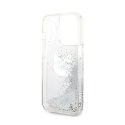 Karl Lagerfeld Liquid Glitter NFT Choupette Head - Case for iPhone 14 Pro Max (Silver)