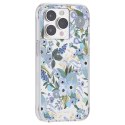 Rifle Paper Clear - Case for iPhone 14 Pro (Garden Party Blue)