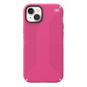 Speck Presidio2 Grip + MagSafe - Case for iPhone 14 Plus with MICROBAN coating (Digitalpink / Blossompink / White)