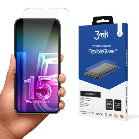 3mk FlexibleGlass - Hybrid Glass for iPhone 15 Pro Max