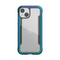 X-Doria Raptic Shield - Aluminum Case for iPhone 14 (Drop-Tested 3m) (Iridescent)