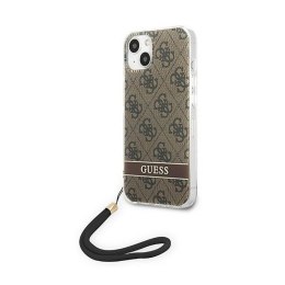 Guess 4G Print Cord - Case for iPhone 14 (Brown)