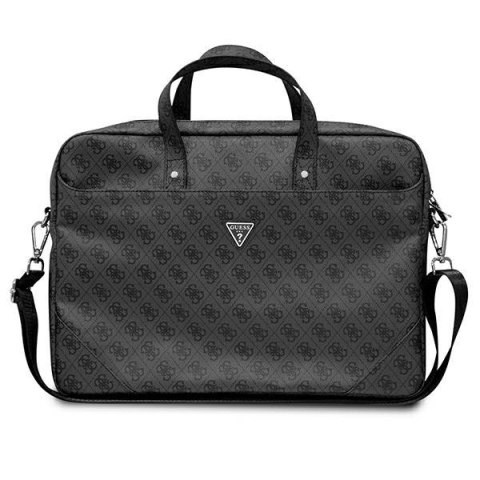 Guess Saffiano 4G Triangle Logo Computer Bag - Notebook bag 15 "/16" (black)