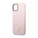 Guess Silicone Triangle Logo - Case for iPhone 14 Plus (Purple)
