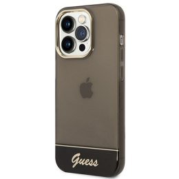 Guess Translucent - Case for iPhone 14 Pro Max (Black)