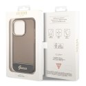 Guess Translucent - Case for iPhone 14 Pro Max (Black)