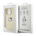 Hello Kitty Leather Kitty Head MagSafe - Case for iPhone 15 Pro Max (Gold)